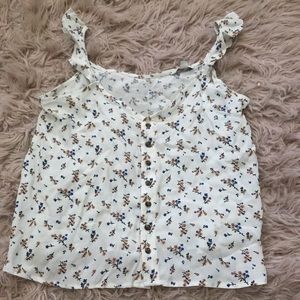 American Eagle Floral Top ⚪️
